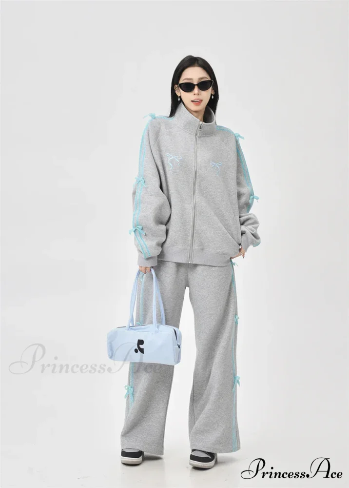 Bow Elegant Tracksuit Set - Image 20