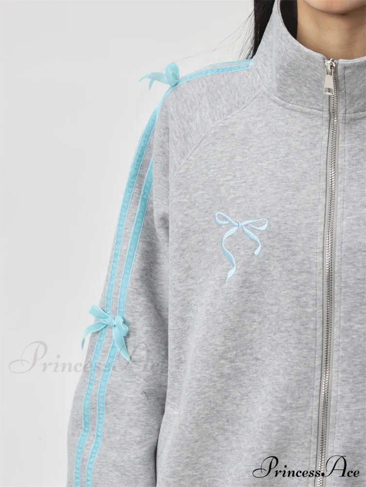 Bow Elegant Tracksuit Set - Image 25