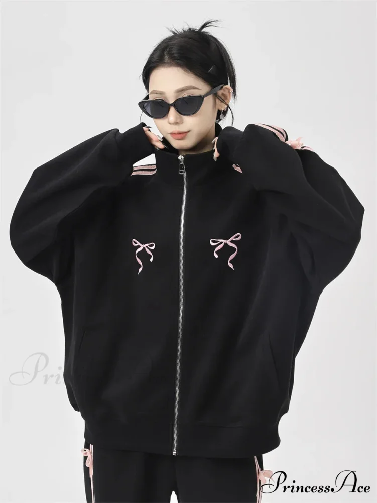 Bow Elegant Tracksuit Set - Image 8