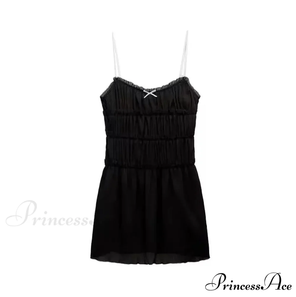 Ruched Cami Stylish Mini Dress - Image 4