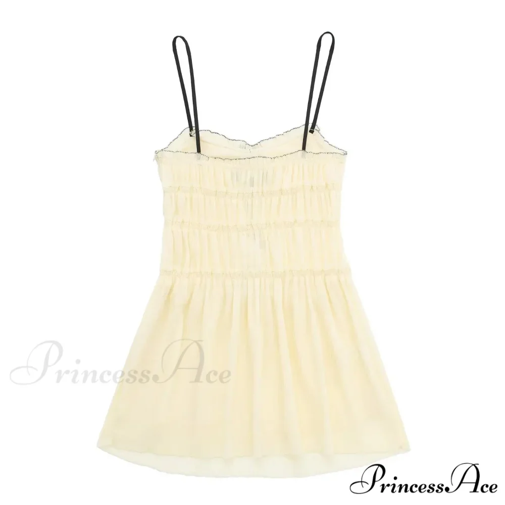 Ruched Cami Stylish Mini Dress - Image 5