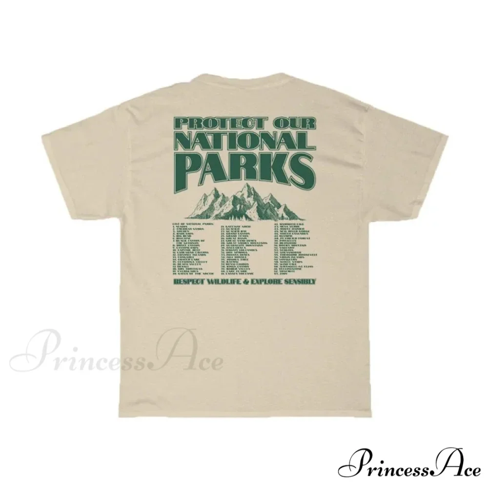 National Parks Back Charming Print Graphic Tee - Image 2