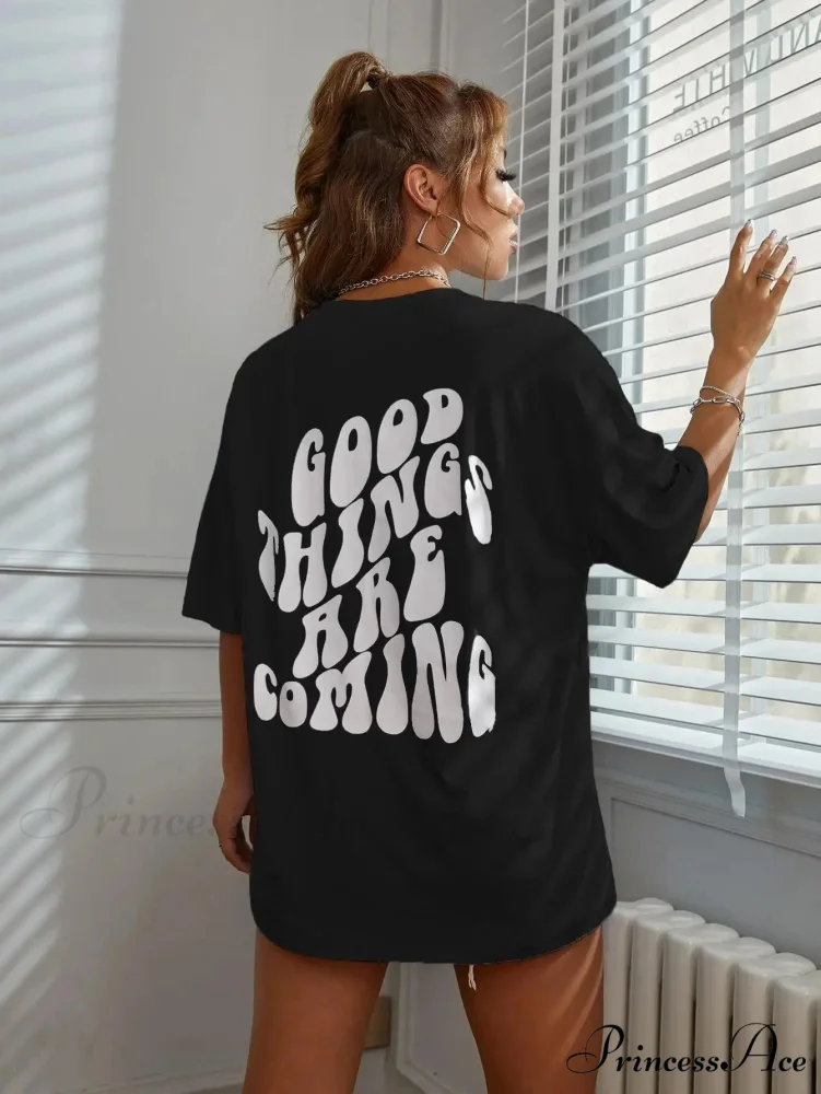 Good Thing Are Charming Coming Printed T-Shirts - Image 3