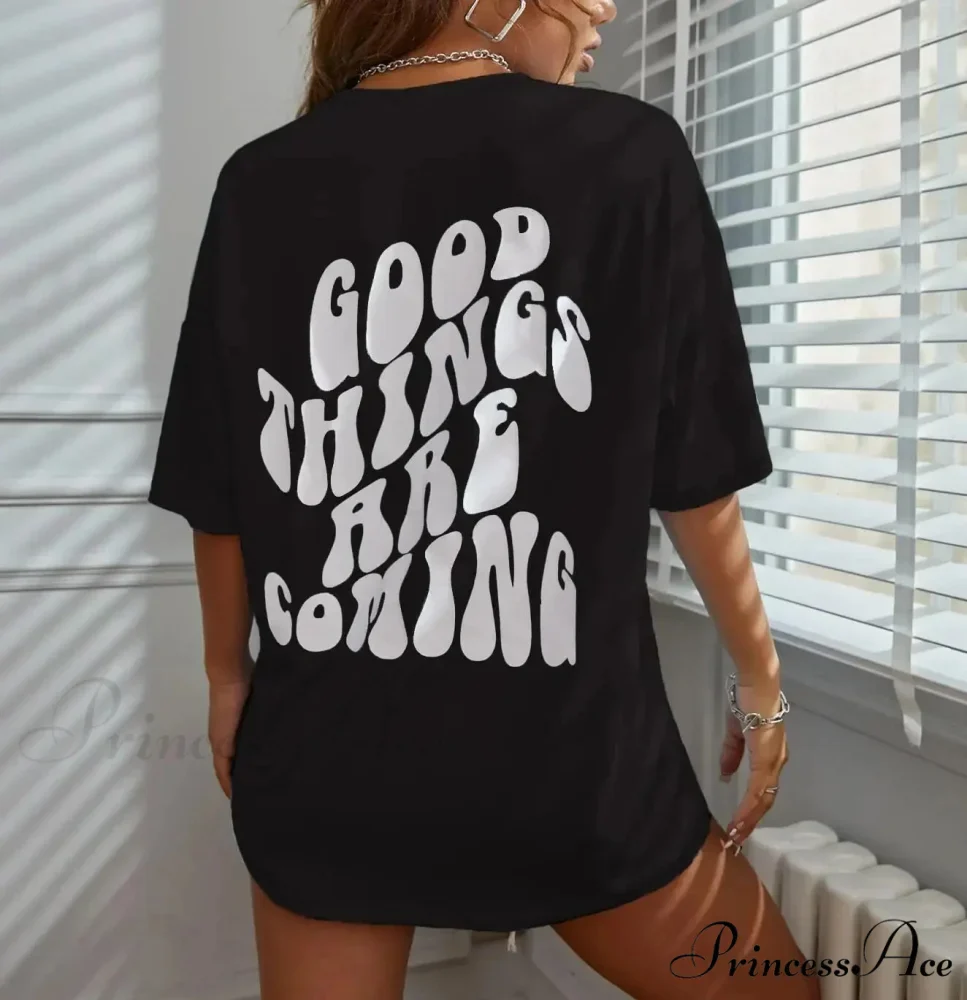 Good Thing Are Charming Coming Printed T-Shirts - Image 4