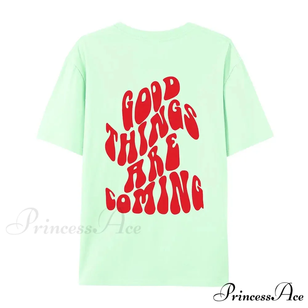 Good Thing Are Charming Coming Printed T-Shirts - Image 7
