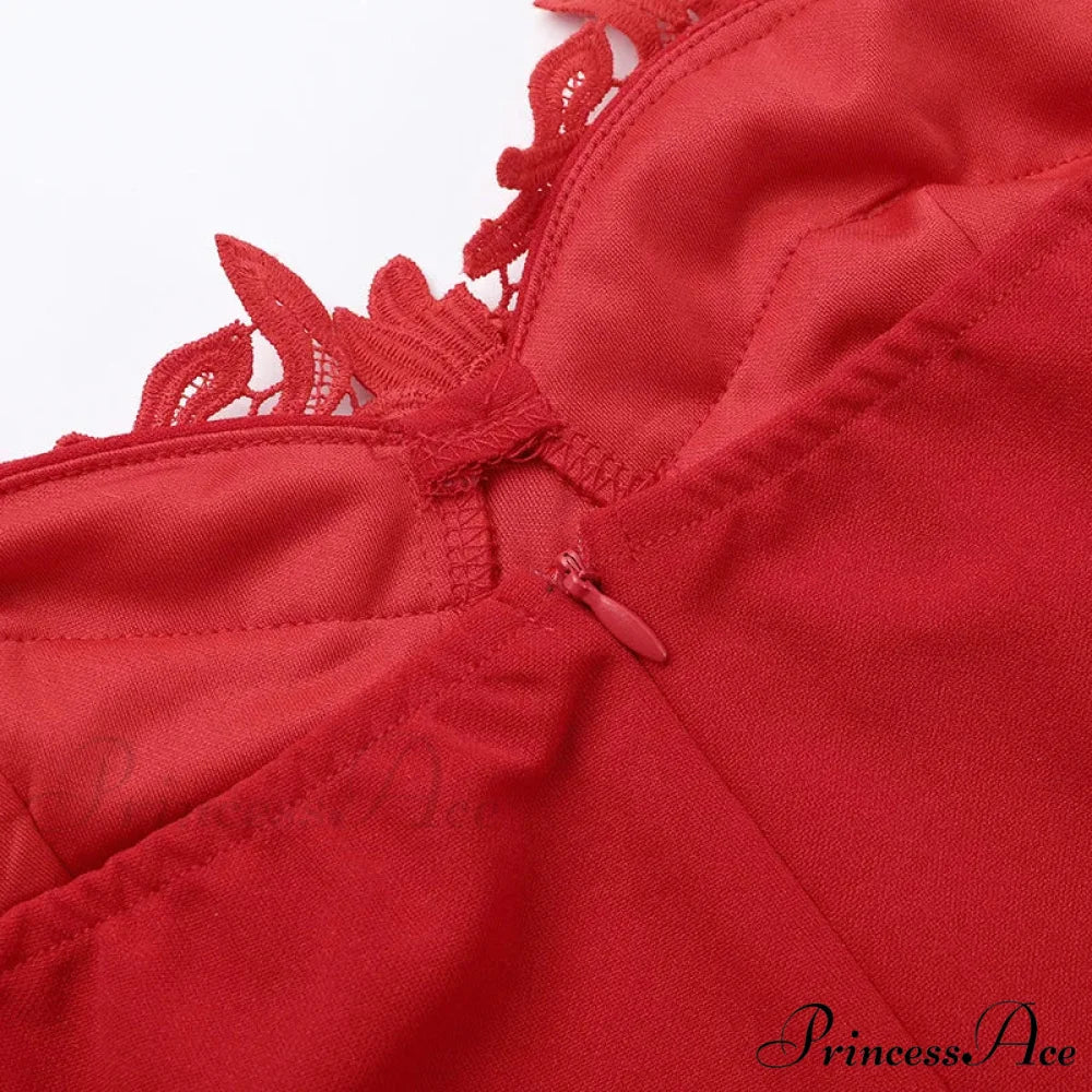 Flower Embroidery Stylish Strapless Mini Dress - Image 14