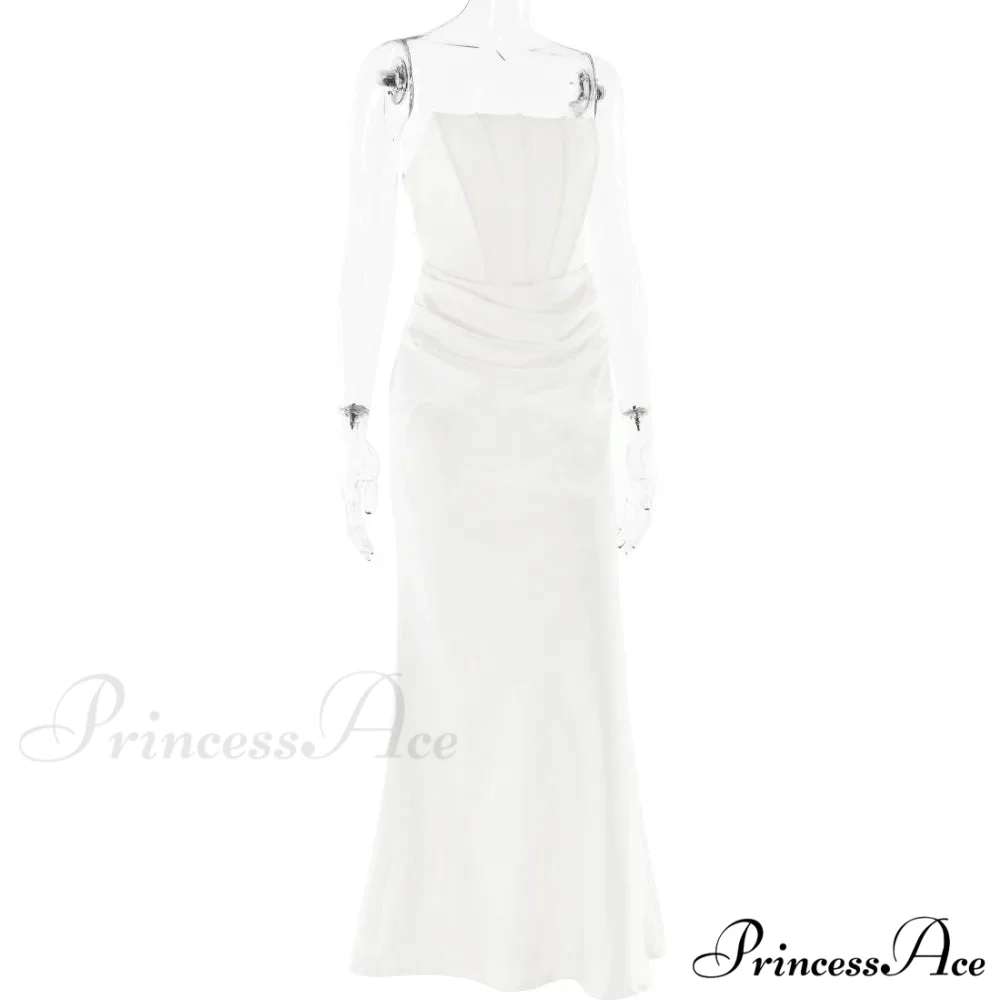 Satin Corset Stylish Maxi Dress - Image 12