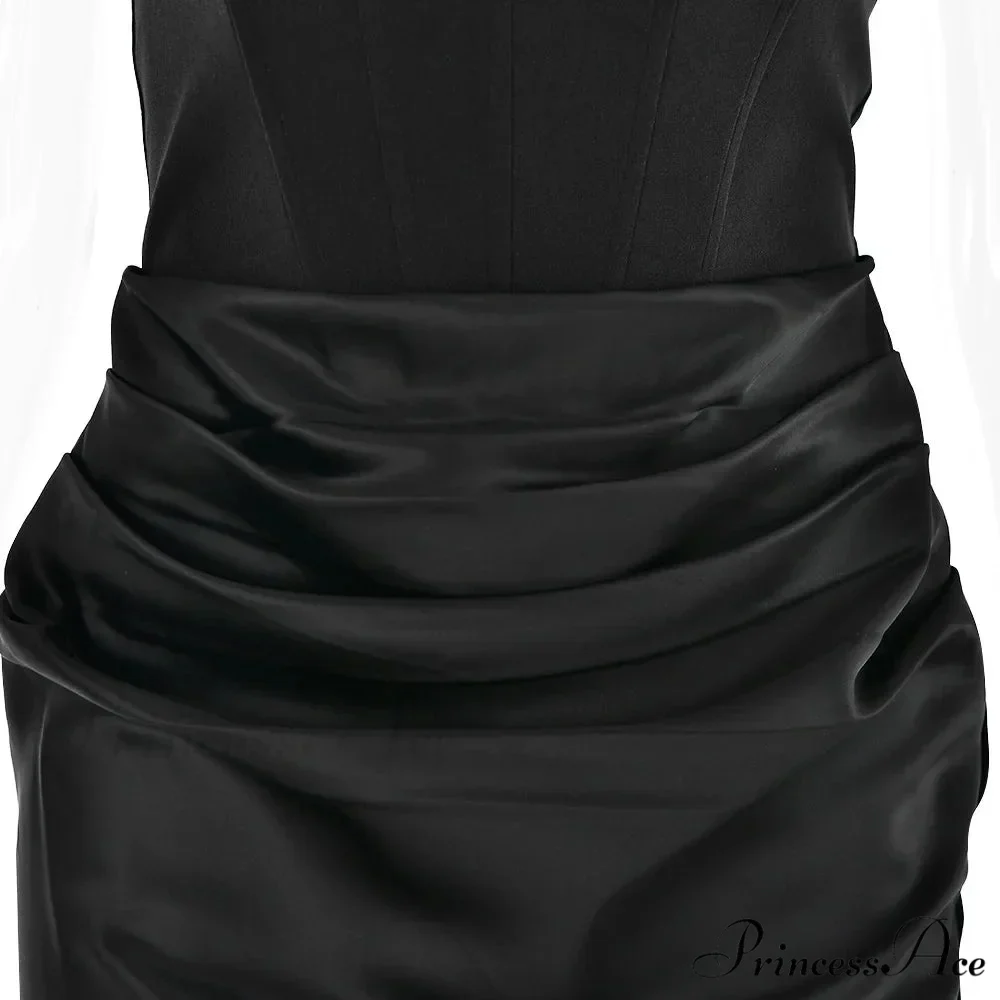 Satin Corset Stylish Maxi Dress - Image 24