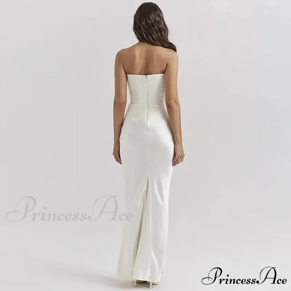 Satin Corset Stylish Maxi Dress - Image 6