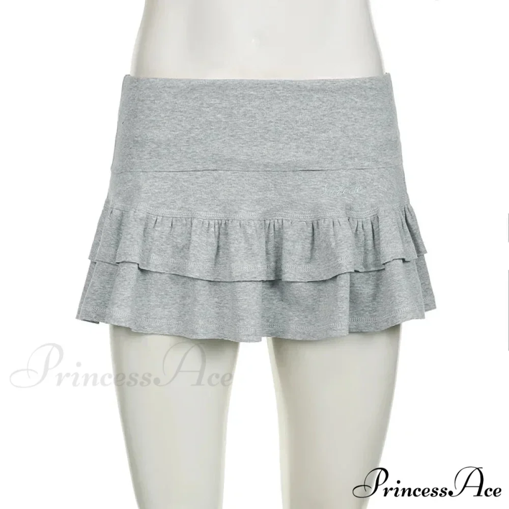 Ruffle Tiered Stylish Micro Mini Skirt - Image 6