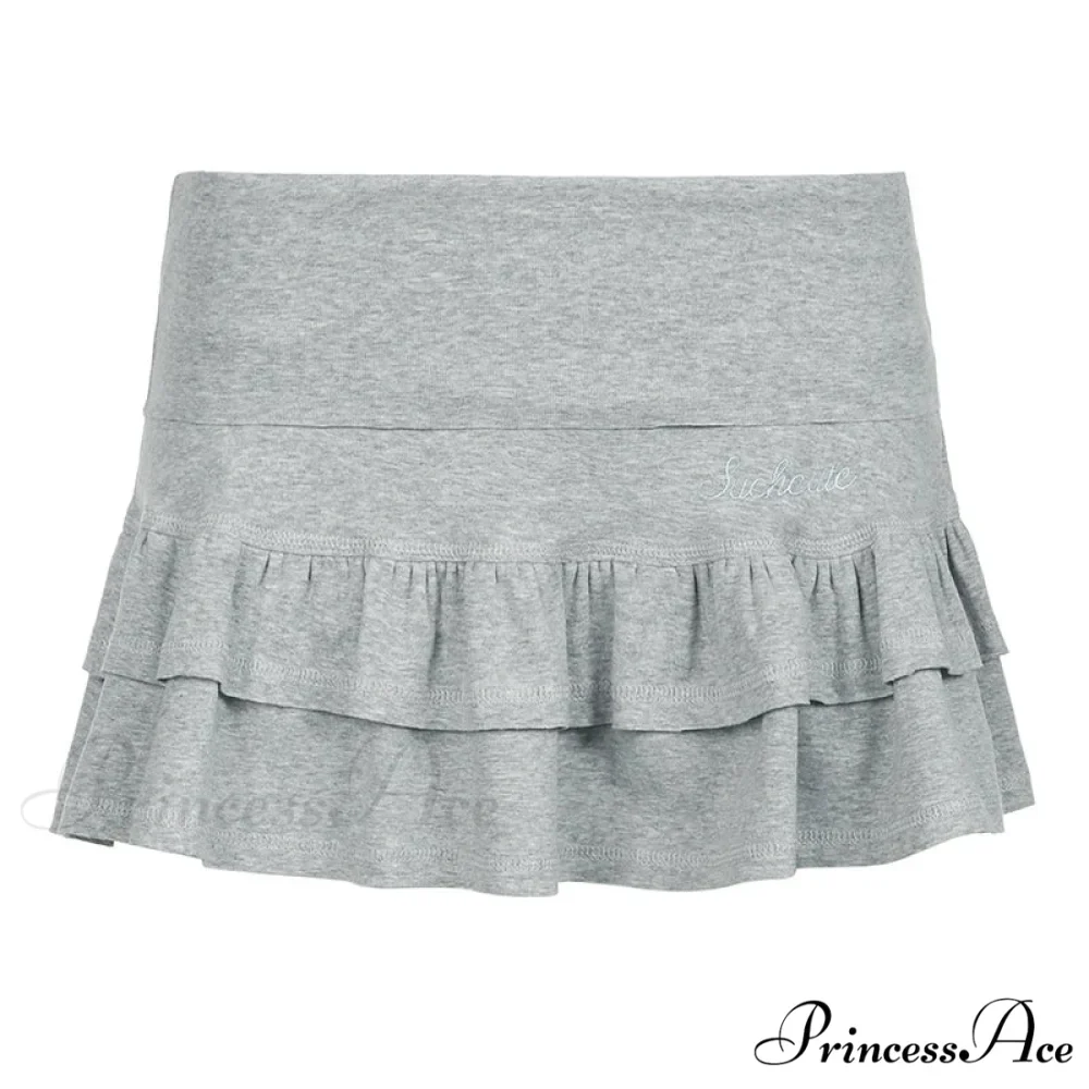 Ruffle Tiered Stylish Micro Mini Skirt - Image 7
