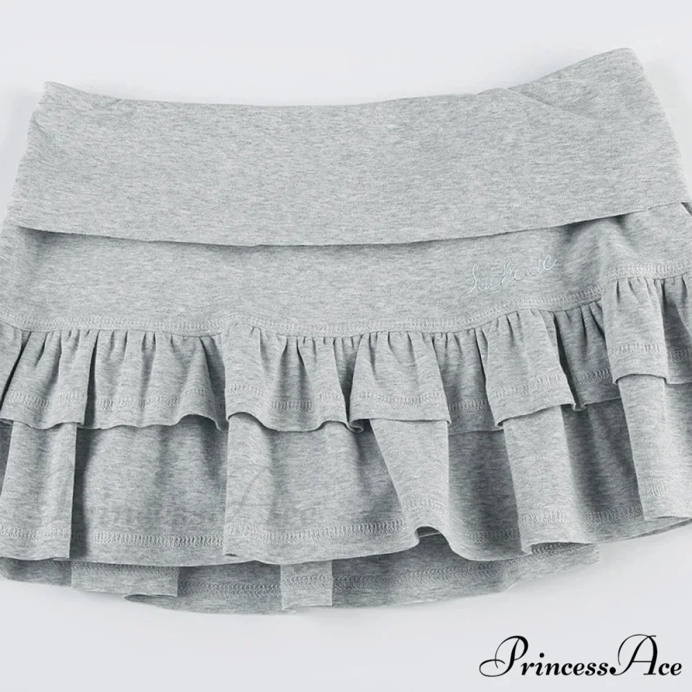 Ruffle Tiered Stylish Micro Mini Skirt - Image 9