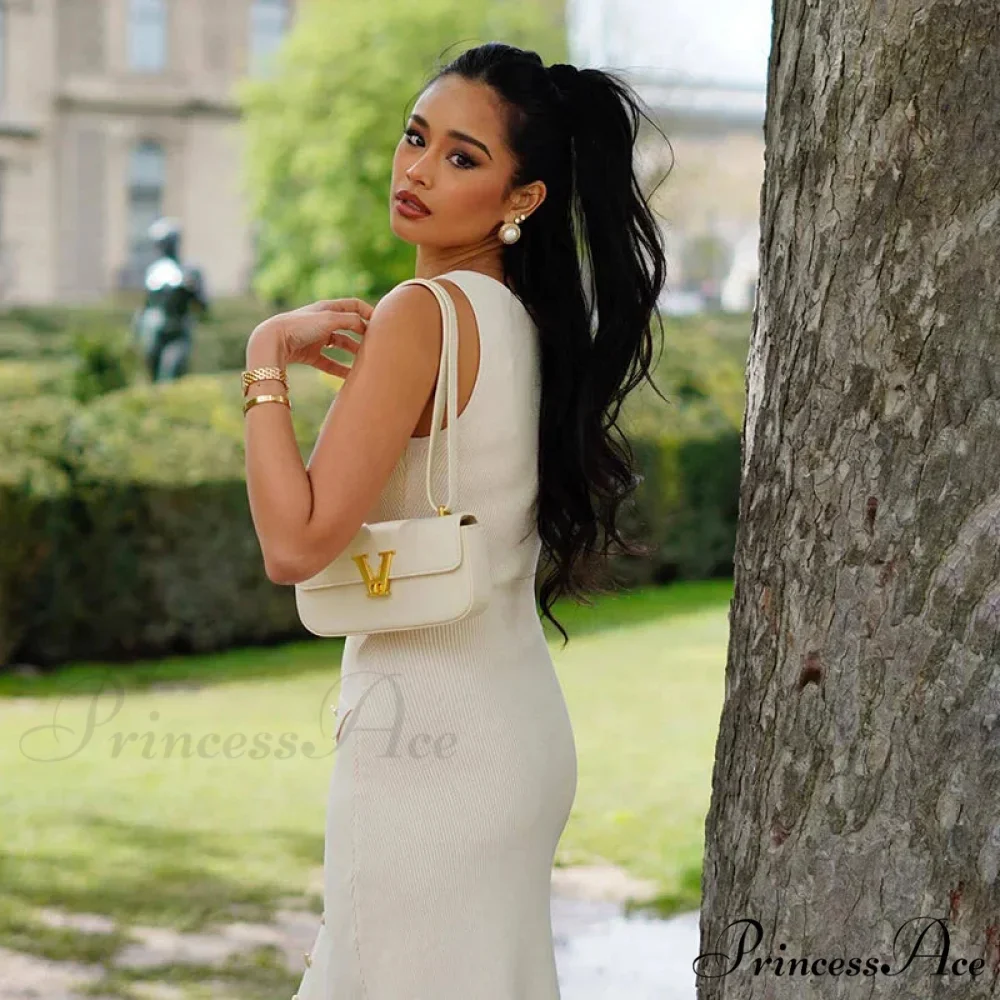 Ribbed Buttoned Stylish Midi Dress - Image 9