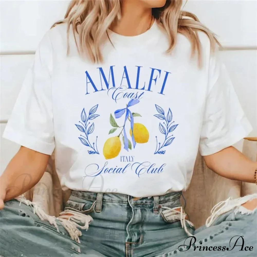 Amalfi Cost Stylish Graphic Tee - Image 2
