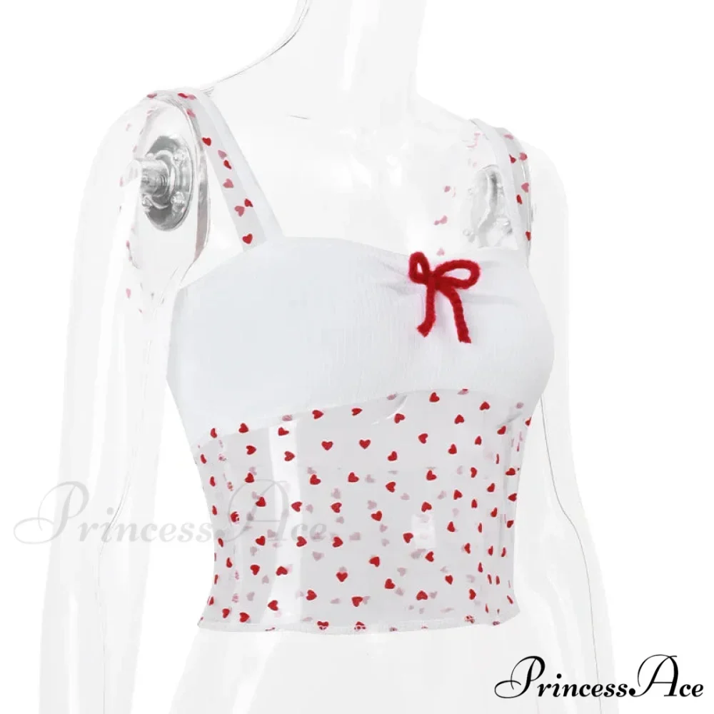 Sheer Knit Stylish Patchwork Bow Top - Image 7