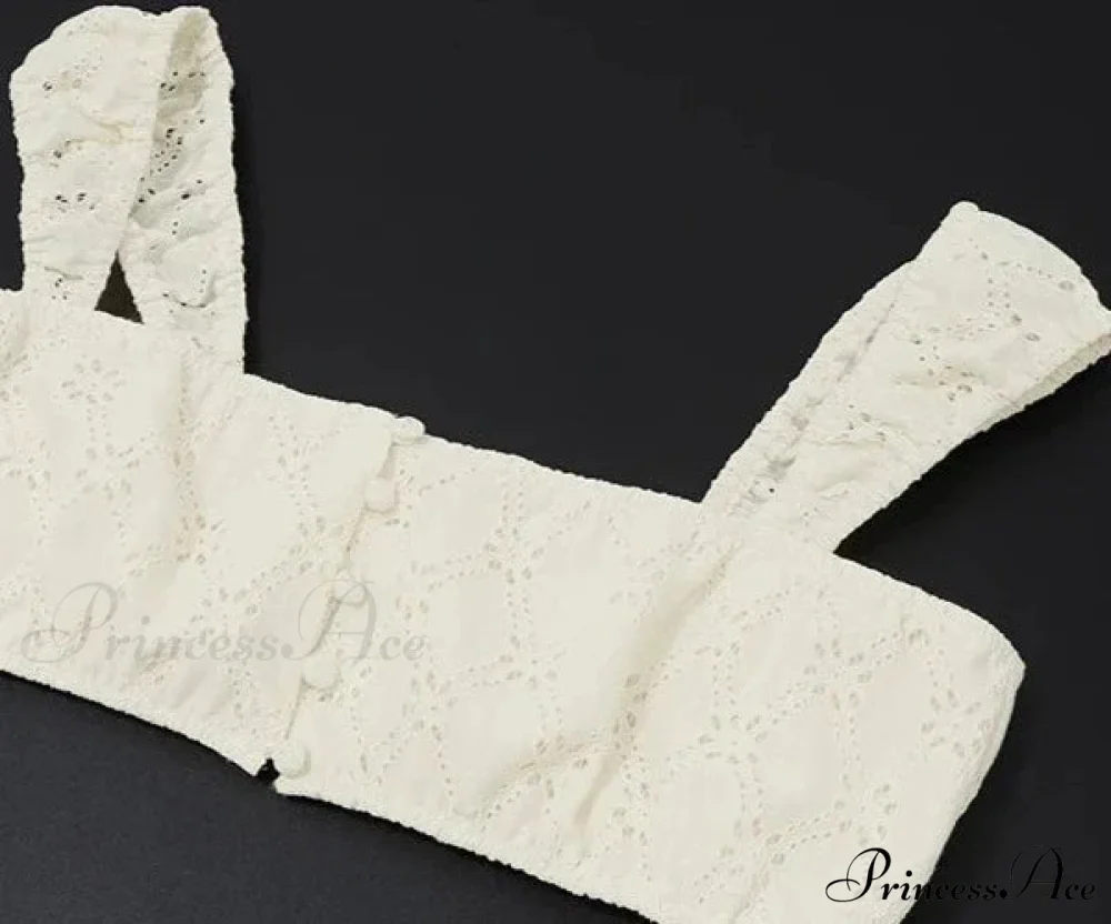 Embroidered Print Bralette Charming And Maxi Skirt Set - Image 12