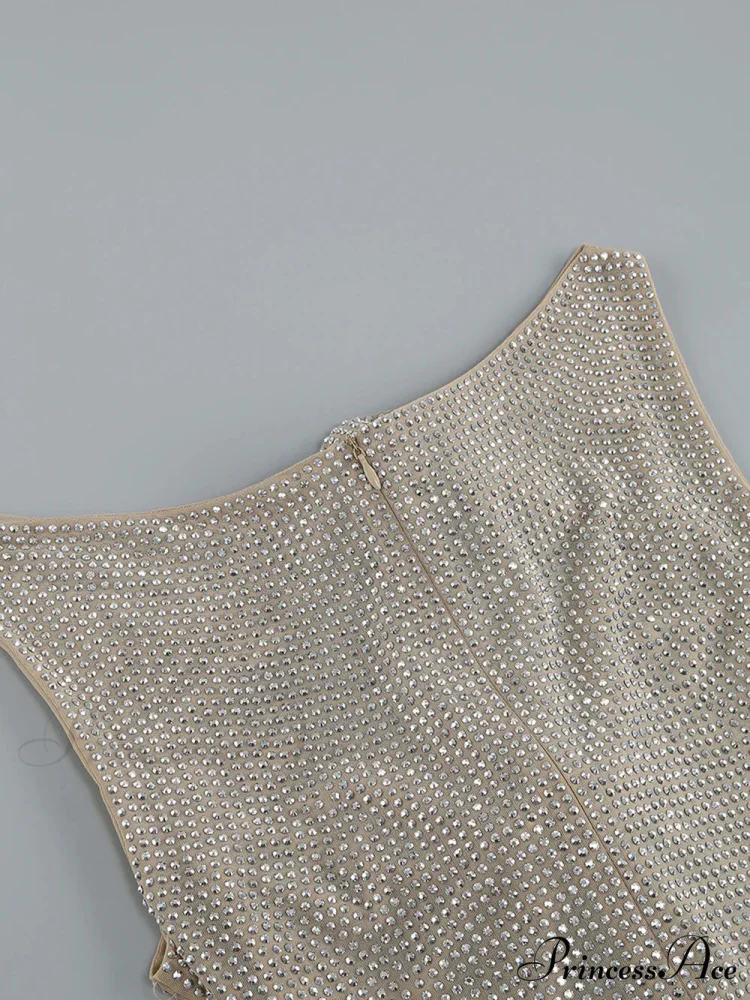 Sequin Flower Details Cut Graceful Out Bodycon Mini Dress - Image 17