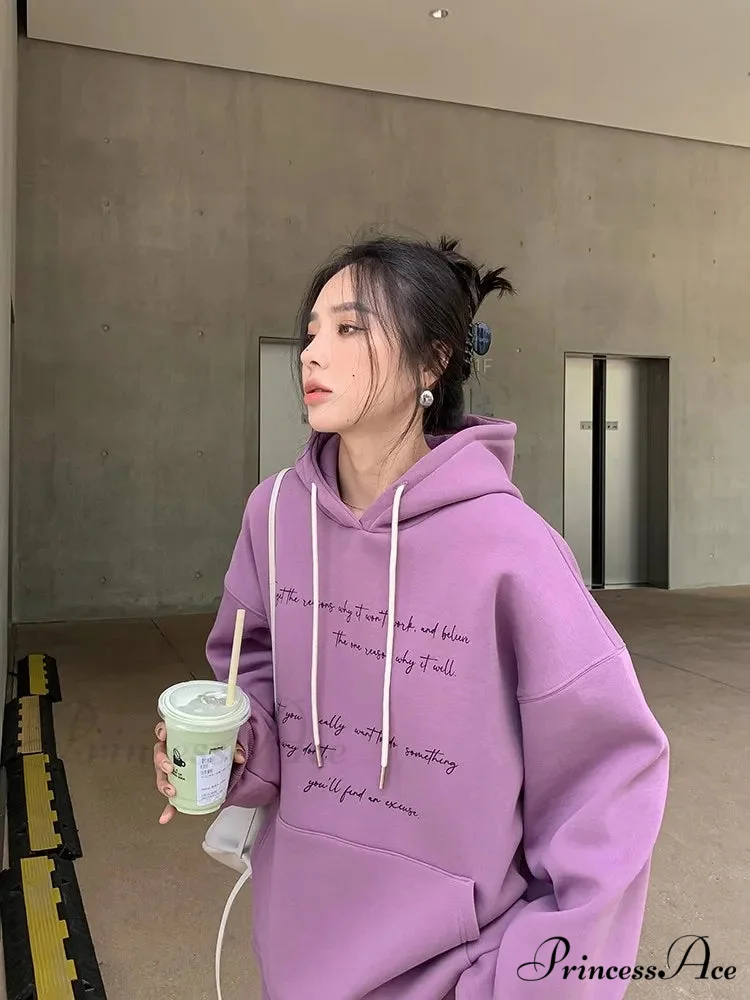 Thick Cozy Fashionable Casual Comfortable Hoodie - Image 4