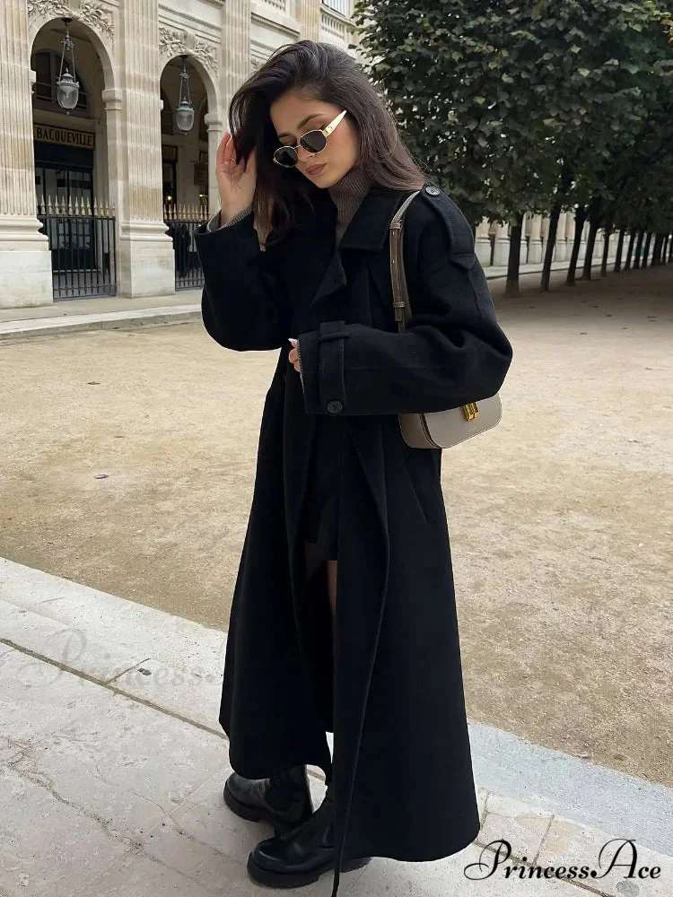 Thicken Dual Button Lapel Coat - Image 2