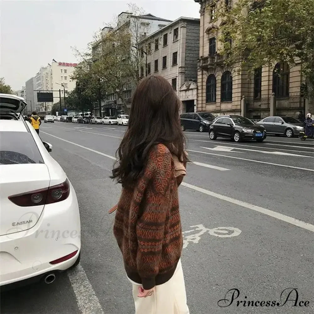 Thickened Broad Soft Vintage Style Sweater - Image 2