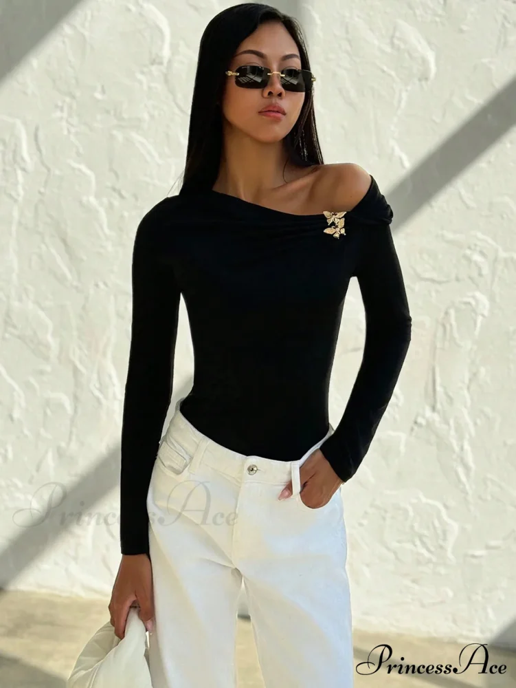 Thin Extended Sleeve Seductive Spice High Fashion Blouse Women - Image 3