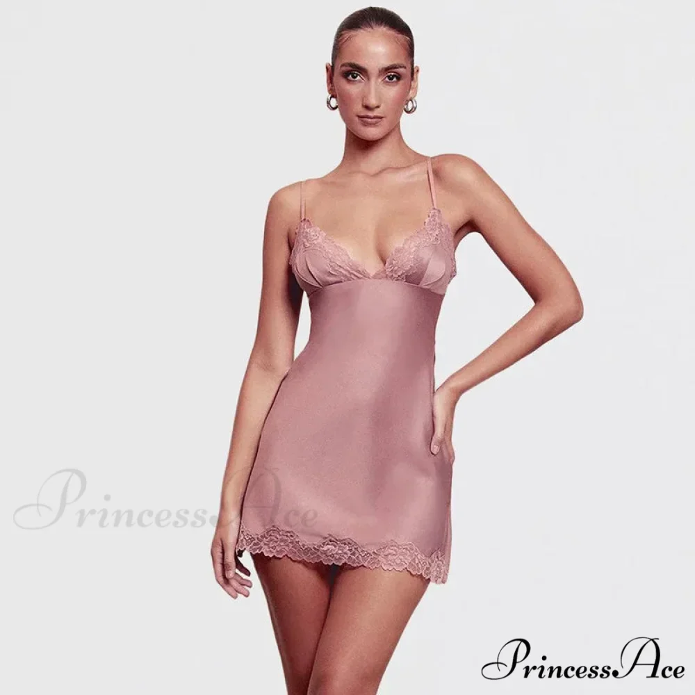 Thin Strap Separated Short Dress - Image 4