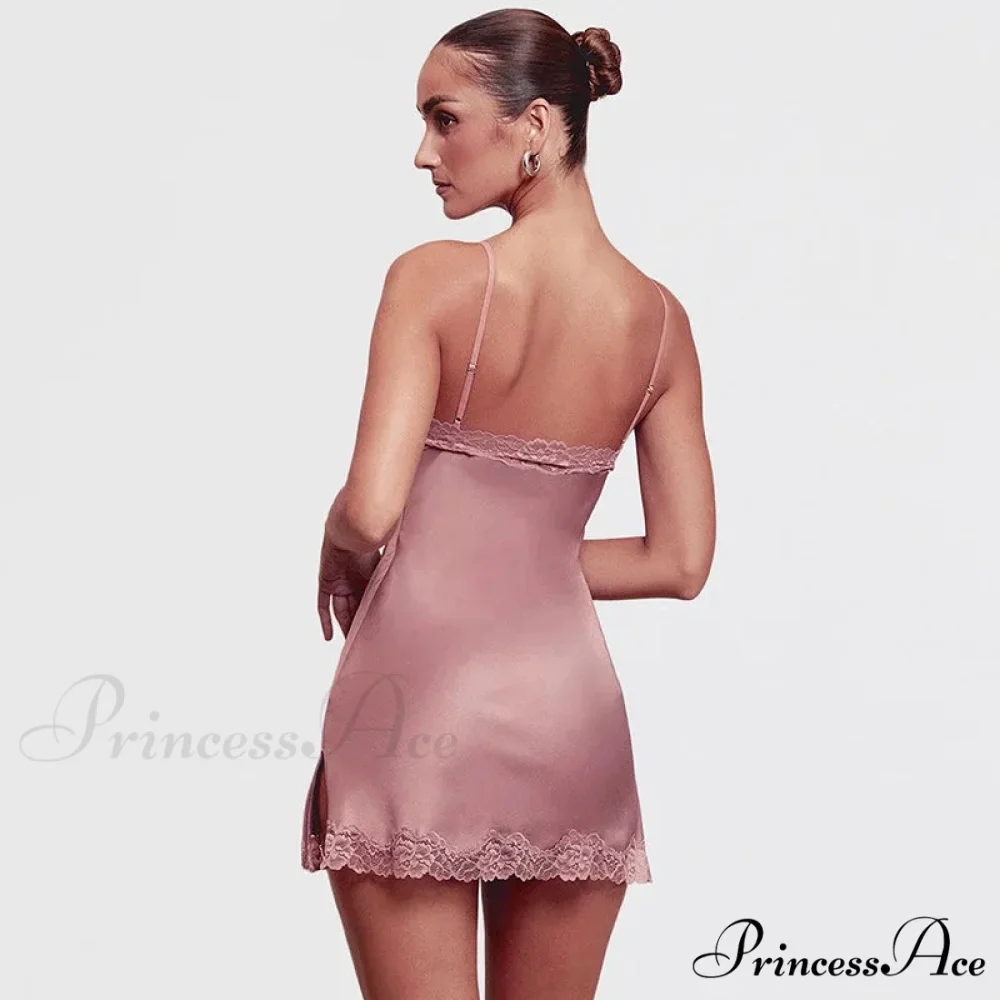 Thin Strap Separated Short Dress - Image 5