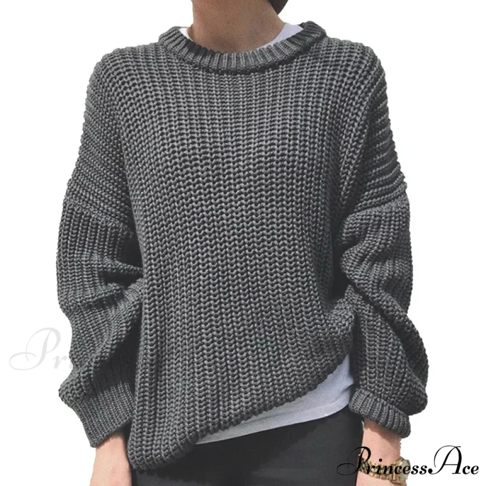 Three - Quarter Sleeve Sophisticated Tan Sweater - Image 5