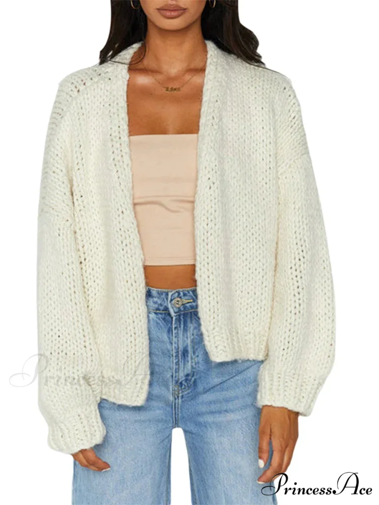 Tie Front V-neck Sweater - Image 12
