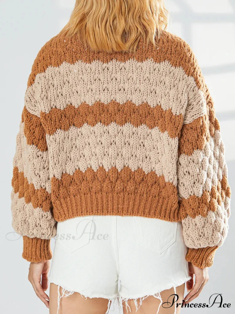 Tie Front V-neck Sweater - Image 6