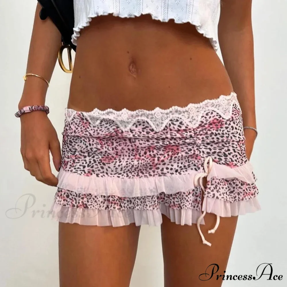 Tiered Frills A-Line Skirt