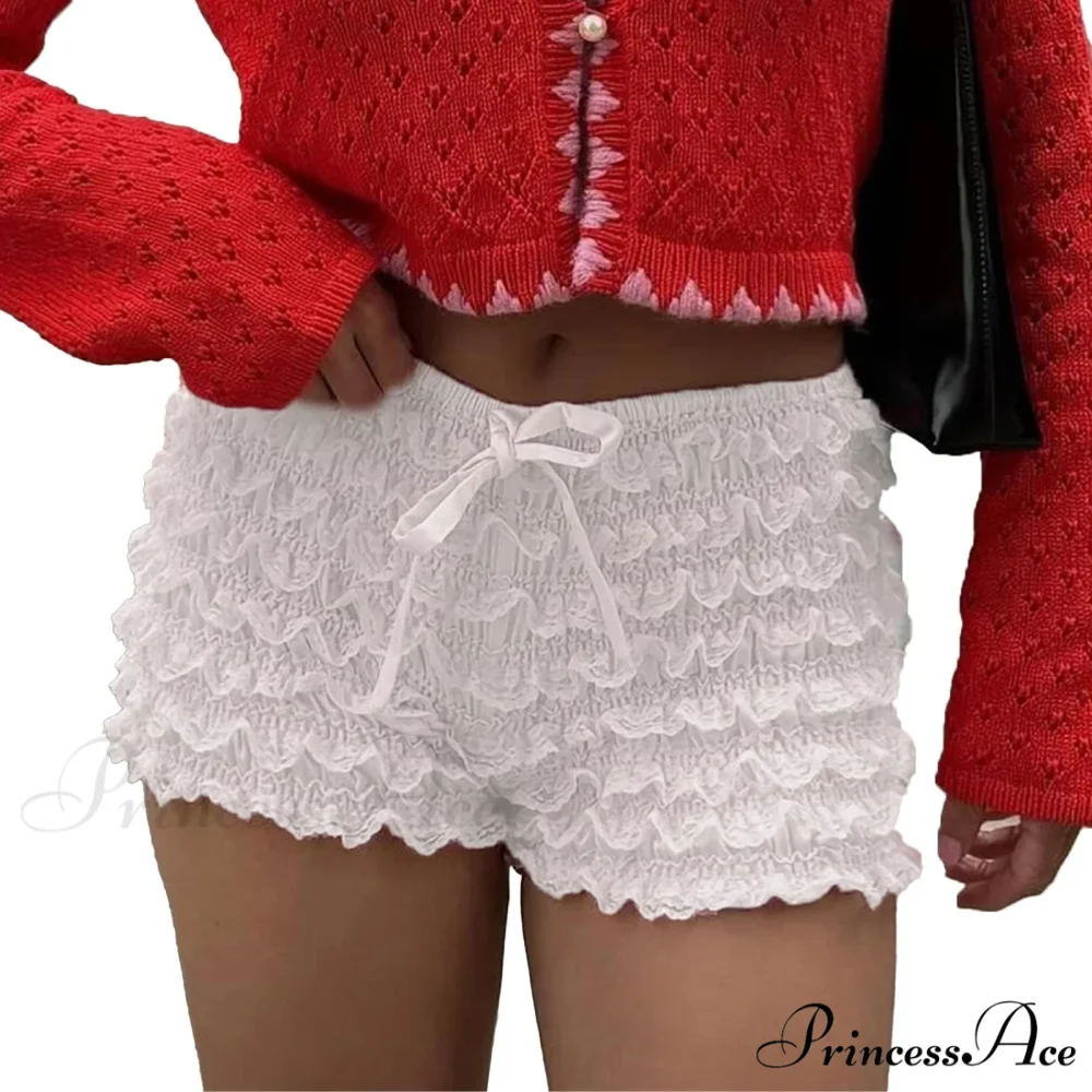 Tiered Lace Ribbon Bloomer Short - Image 5