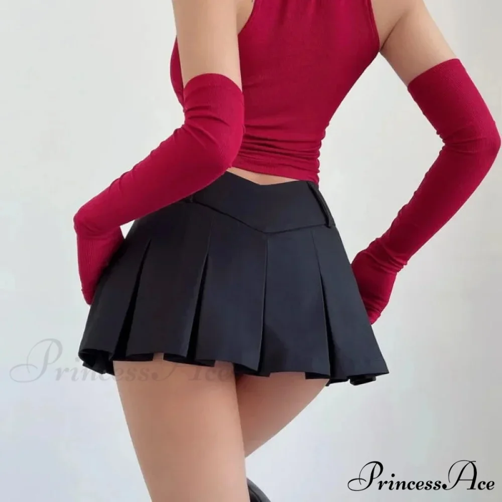 Tiny A-Line V Waist Skirt - Image 2