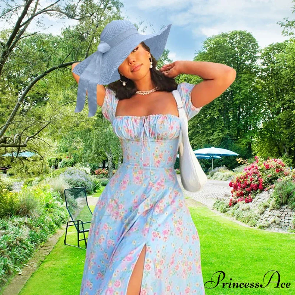 Tiny New Blossoming Narrow Fit Opening Camisole Blossoming Dress