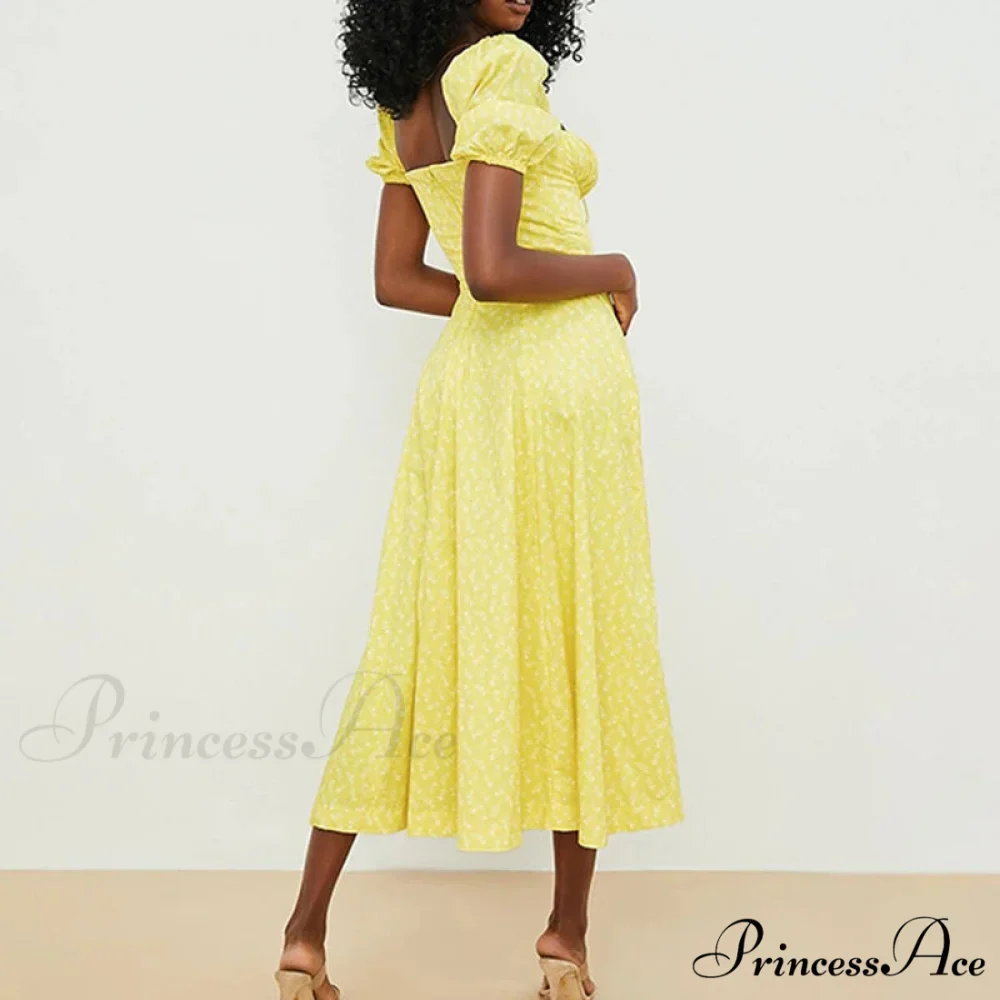Tiny New Blossoming Narrow Fit Opening Camisole Blossoming Dress - Image 3