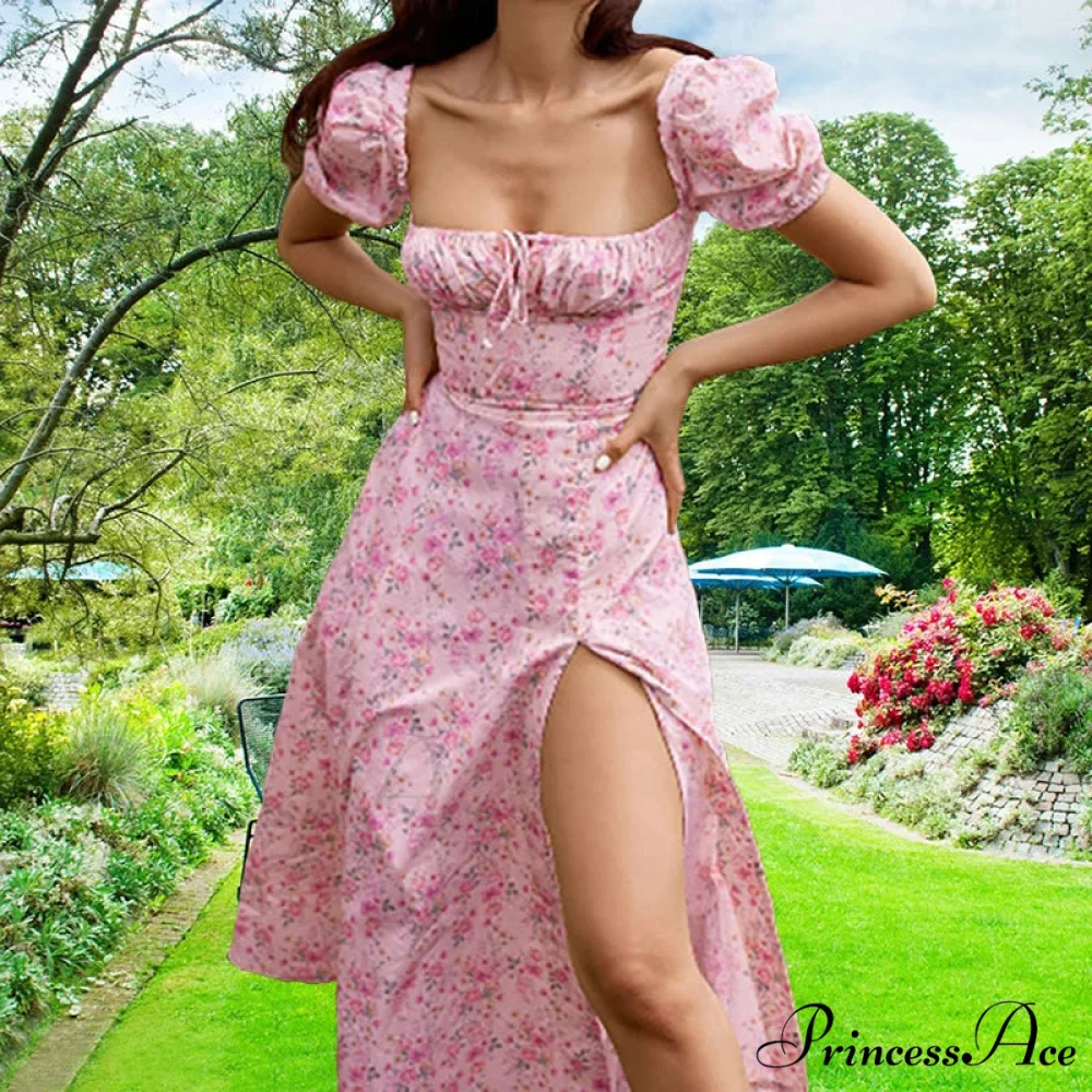 Tiny New Blossoming Narrow Fit Opening Camisole Blossoming Dress - Image 4