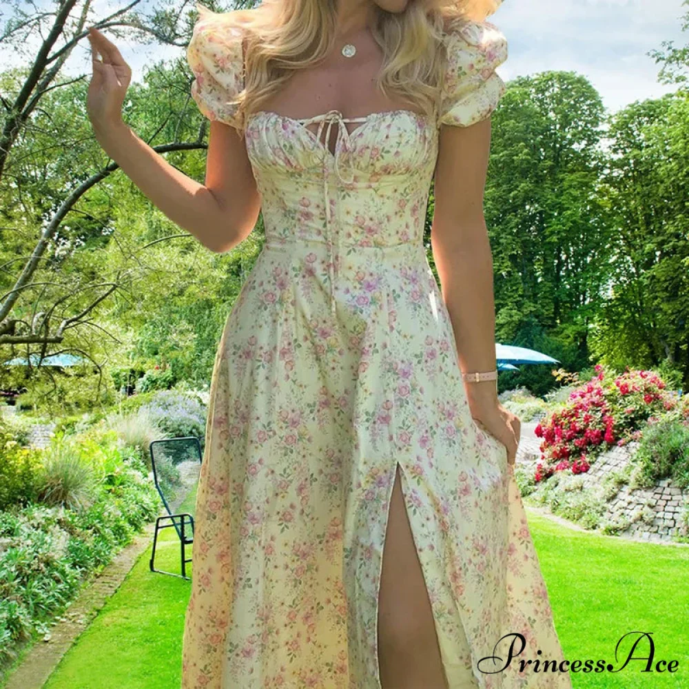 Tiny New Blossoming Narrow Fit Opening Camisole Blossoming Dress - Image 6
