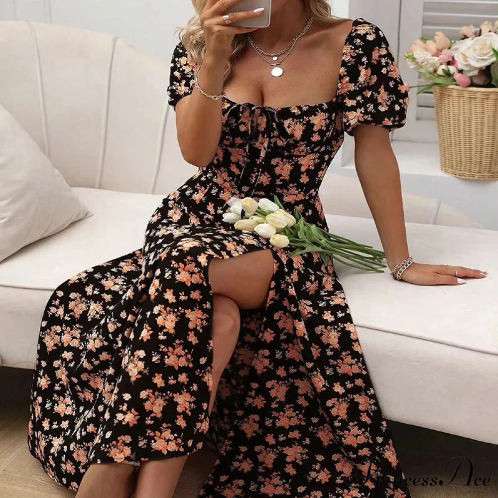 Tiny New Blossoming Narrow Fit Opening Camisole Blossoming Dress - Image 7
