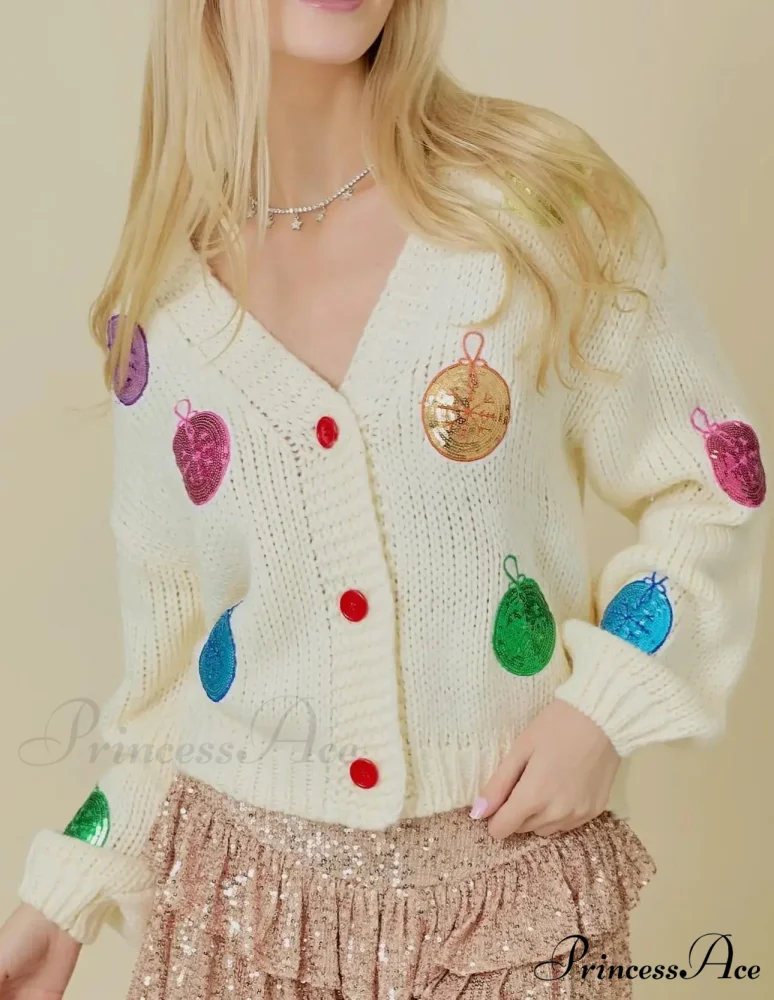 Toy Collar Bind-Up Sweater Cardigan - Image 2