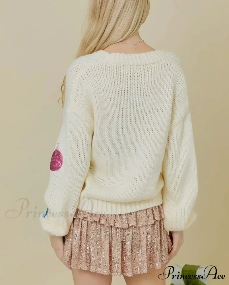 Toy Collar Bind-Up Sweater Cardigan - Image 6