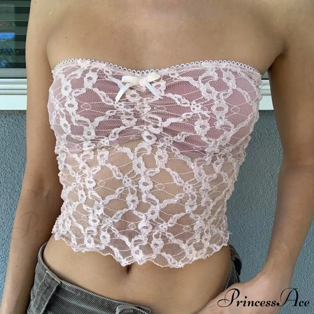 Transparent See-Through Tube Crop Top - Image 10