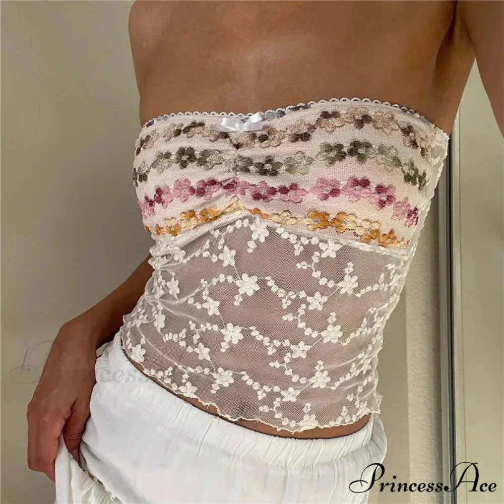 Transparent See-Through Tube Crop Top - Image 7