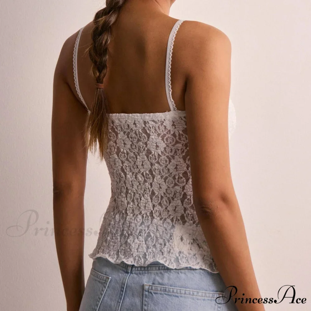 Transparent Sheer Korean Crop Top - Image 4
