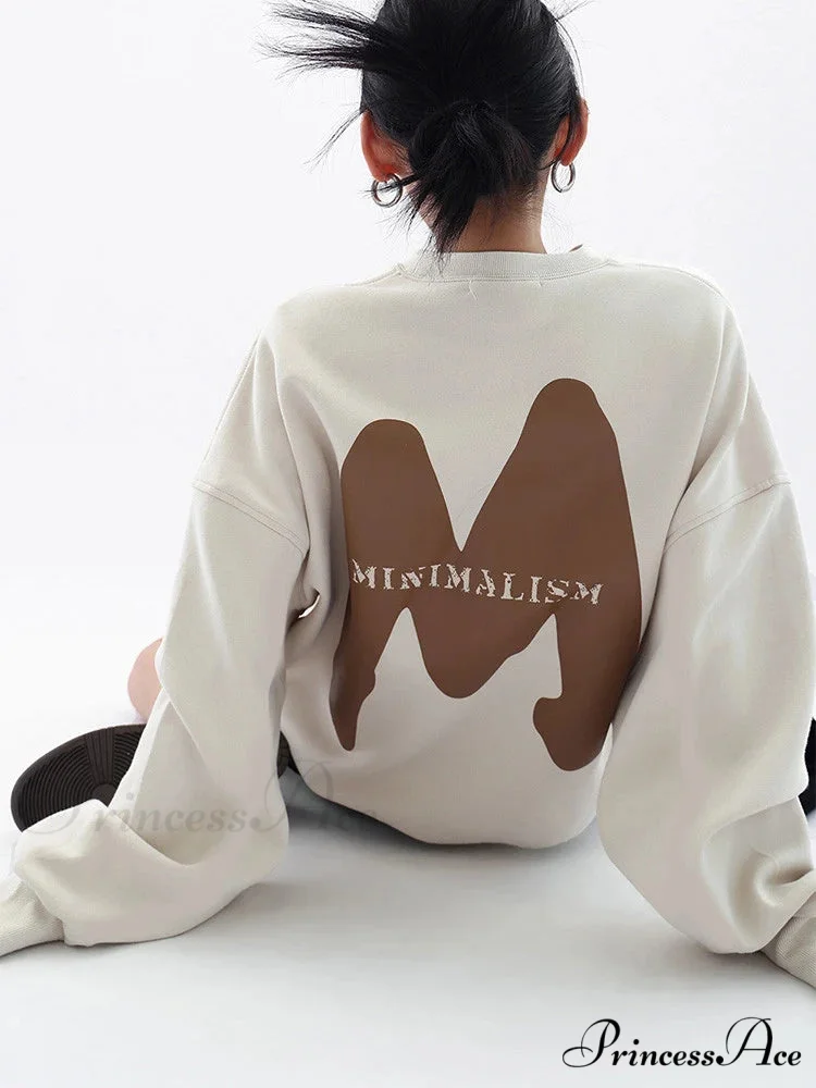 Trendy Printed Oversized Casual Autumn Hoodie - Image 2
