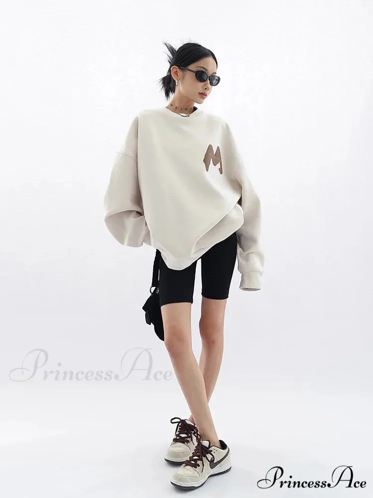Trendy Printed Oversized Casual Autumn Hoodie - Image 3