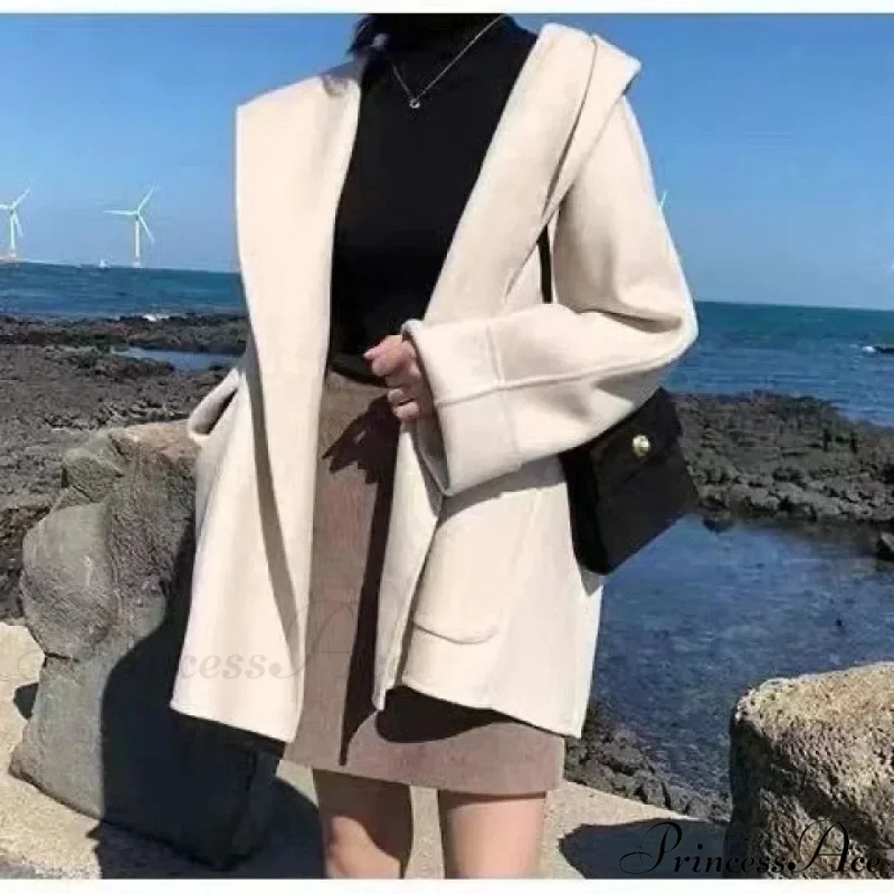 Two-Sided Brief Woolen Overcoat - Image 2