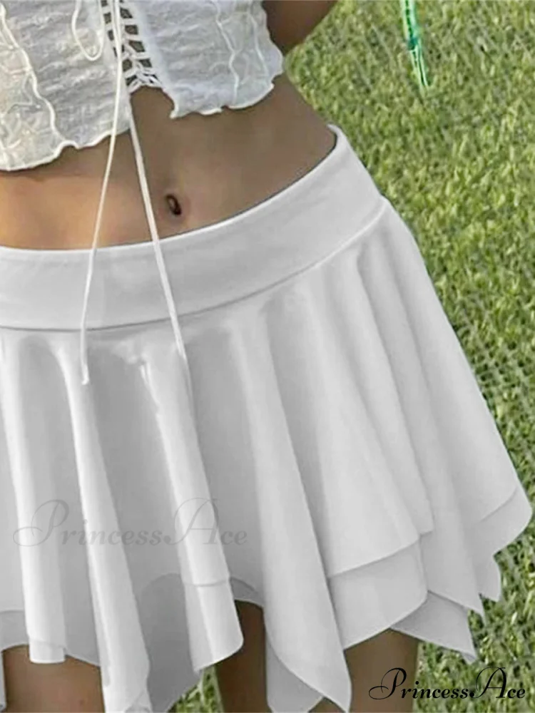 Unpredictable Lower Waist Gathered Skirt - Image 3