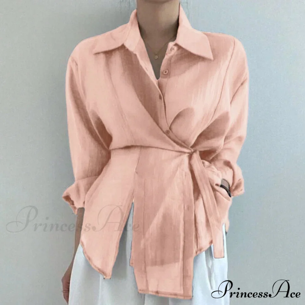 Unpredictable Solid Long Sleeve Sunscreen Blouse - Image 6