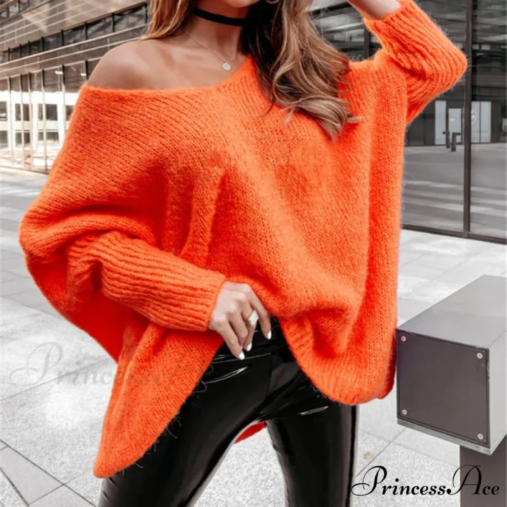 V - Neck Draped Sleeve Y2k Sweater - Image 6