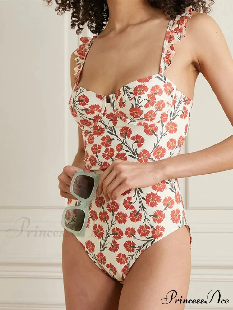 Vibrant Strappy Multicolored Swimsuit One Piece - Image 4